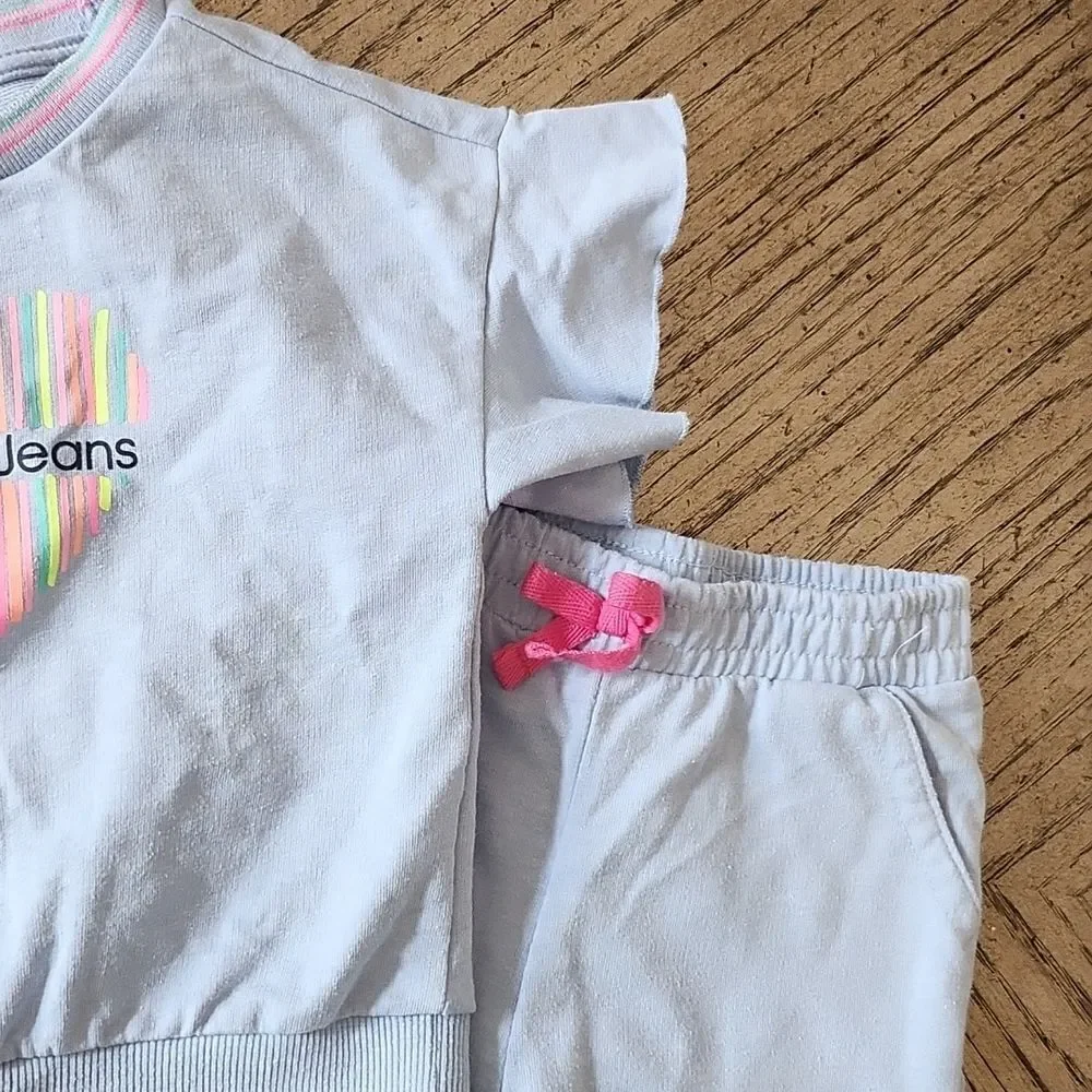 3T light blue jogger set Calvin Klein